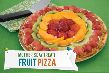mothers day fruit pizza