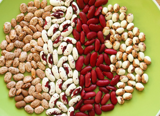 assortment of beans