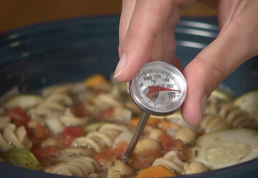 Use a food thermometer