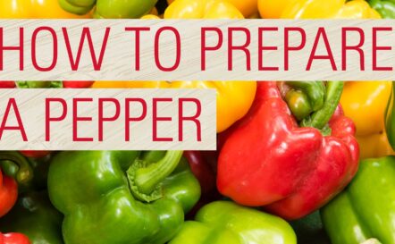 Prepare a bell pepper