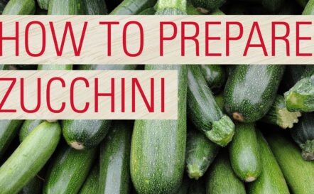 Prepare zucchini