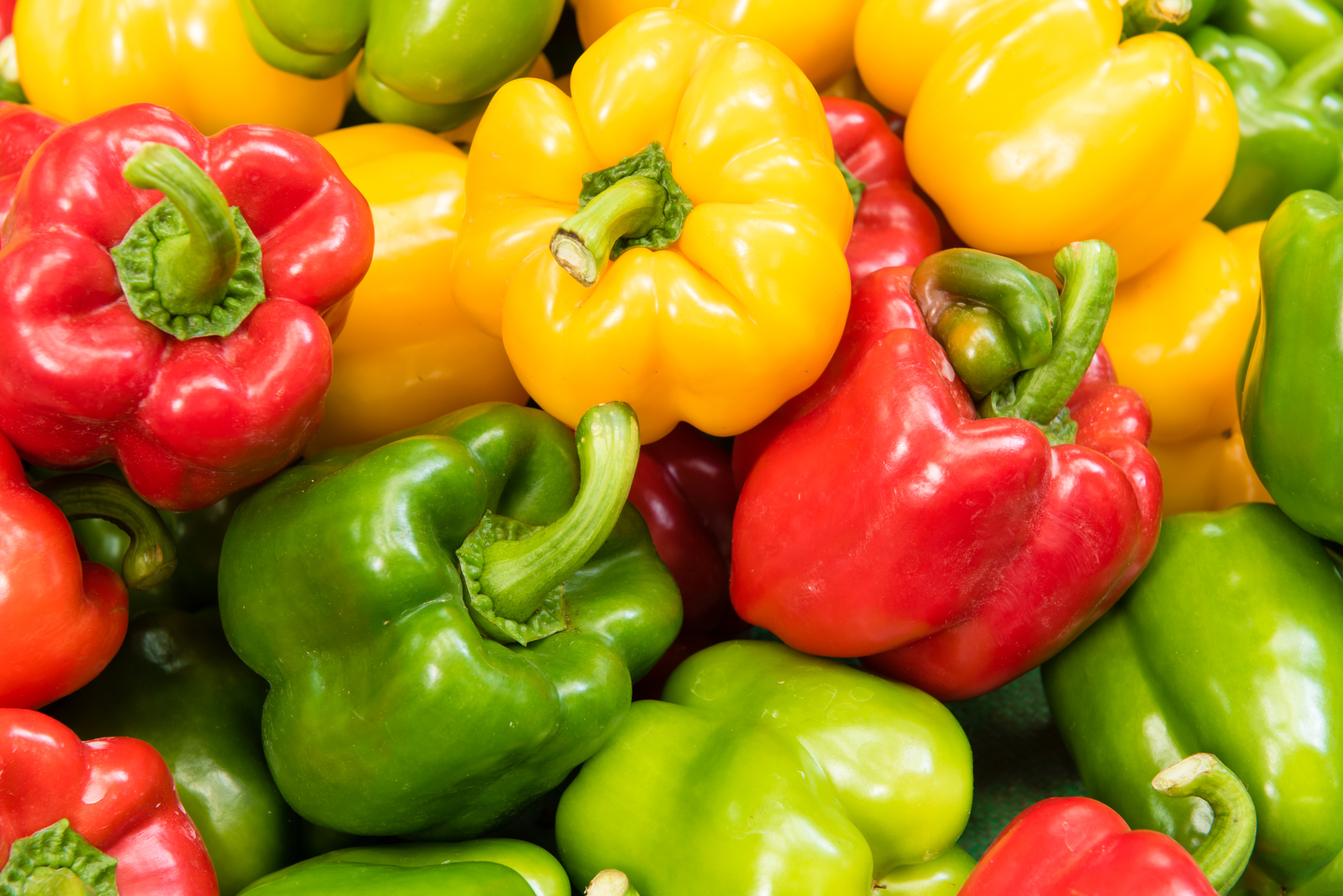 Assortment of bell peppers