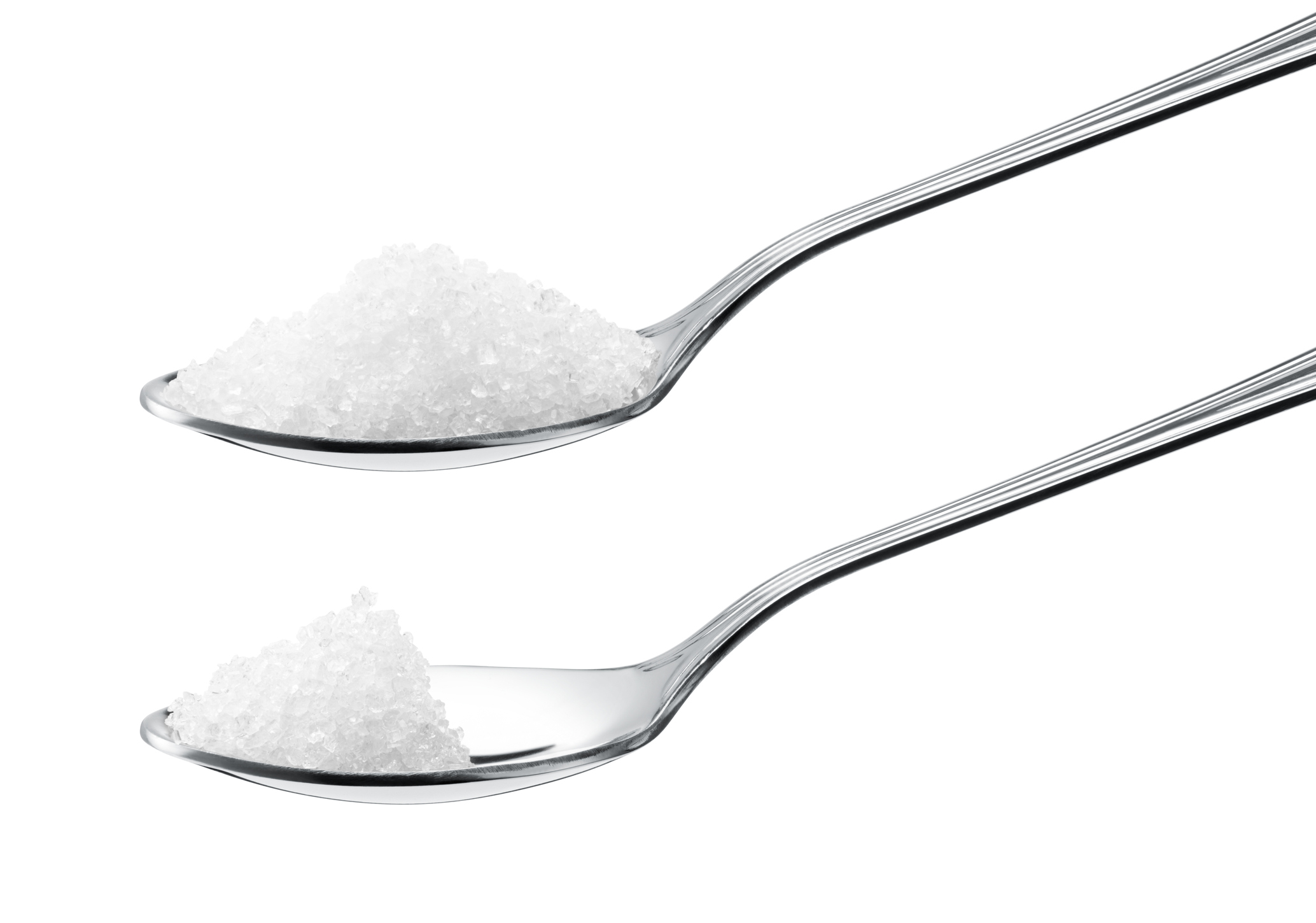 teaspoons with sugar