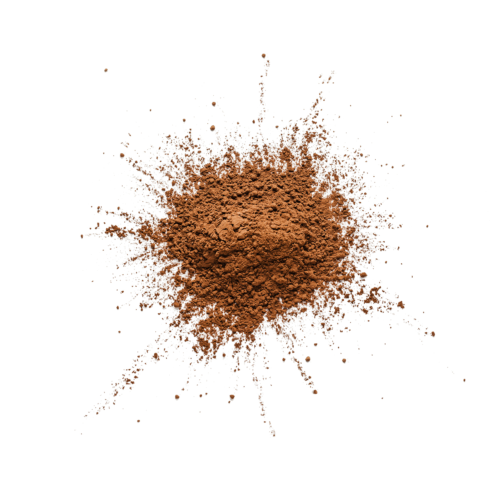 heap of cocoa powder