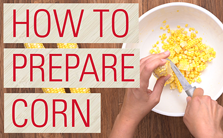 how to prepare corn